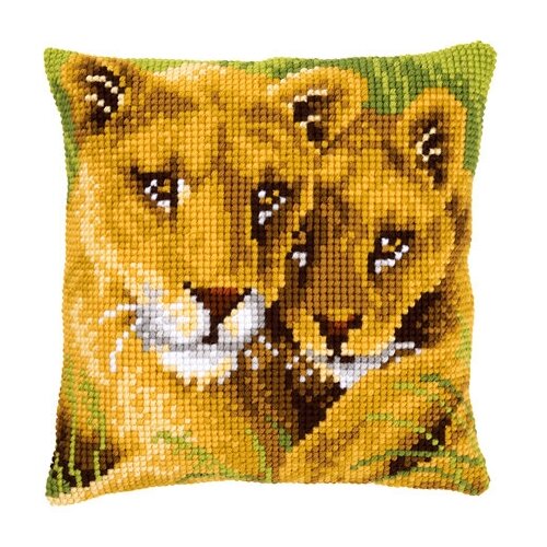 Набор для вышивания Vervaco PN-0145970 Лев с львенком