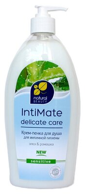 Крем-пенка для душа Natural Beauty Delicate Care IntiMate 800 мл