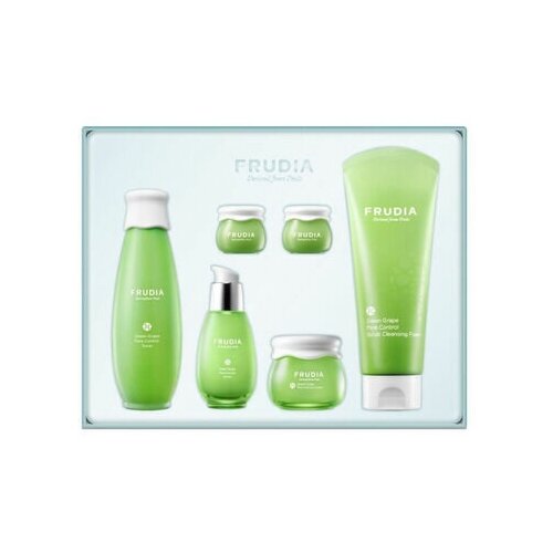 фото Frudia green grape set набор подарочный себорегулирующий с зеленым виноградом