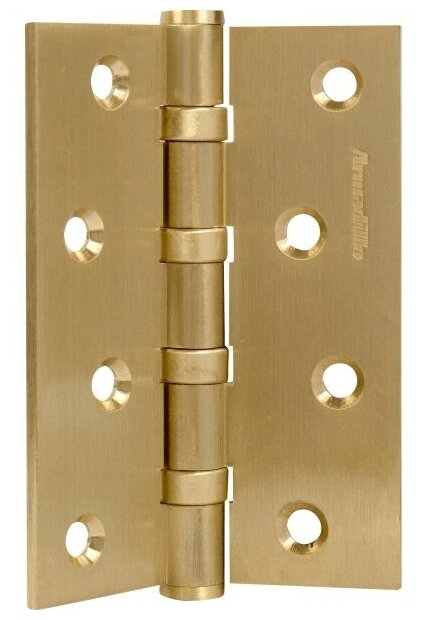 Петля универсальная Armadillo 4500C SG 100х75х3 мм сталь цвет матовое золото