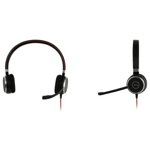 фото Гарнитура для систем ms (microsoft teams, lync), наушники с микрофоном (гарнитура) jabra evolve 40 ms stereo