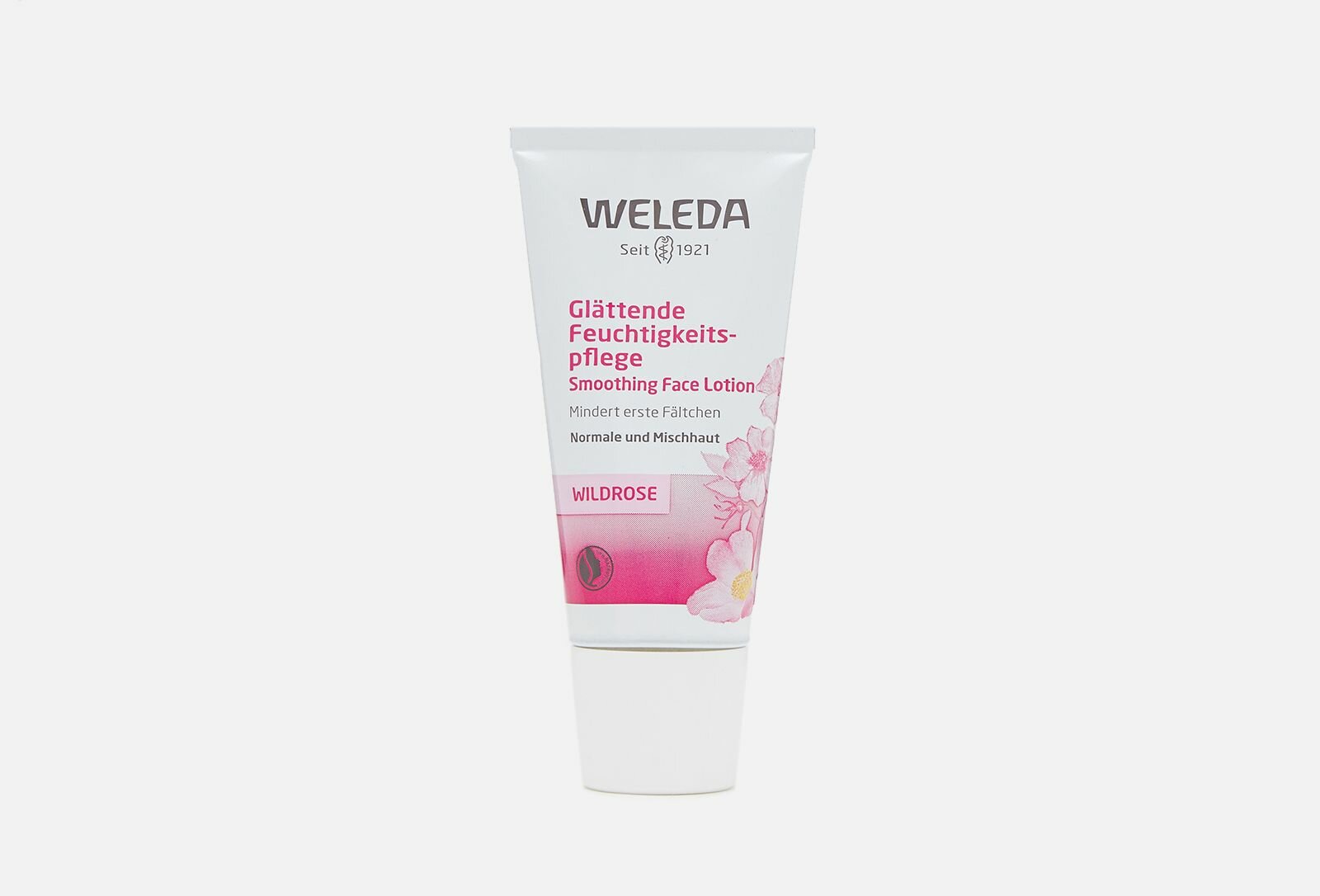 Крем-уход для лица разглаживающий увлажняющий weleda rose smoothing facial lotion for normal to combination skin