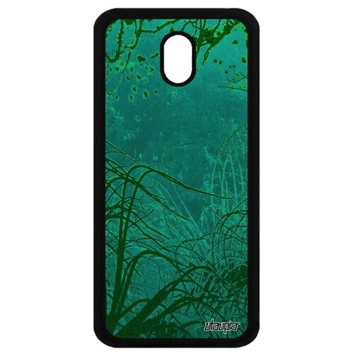 фото Противоударный чехол на смартфон // samsung galaxy j5 2017 // "травы" морские водоросли, utaupia, бирюзовый