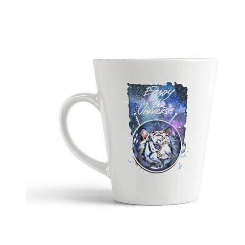 фото Кружка-латте coolpodarok "enjoy the universe. тигр2"