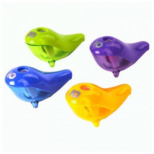 фото Точилка юнландия "морской котик", с контейнером, пластиковая, корпус ассорти, 228463