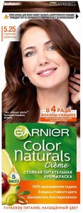 GARNIER Color Naturals стойкая питательная крем-краска для волос, 5.25, Горячий шоколад, 112 мл