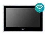 CTV-M5702 Монитор видеодомофона для квартиры и дома с Wi-Fi (Черный)