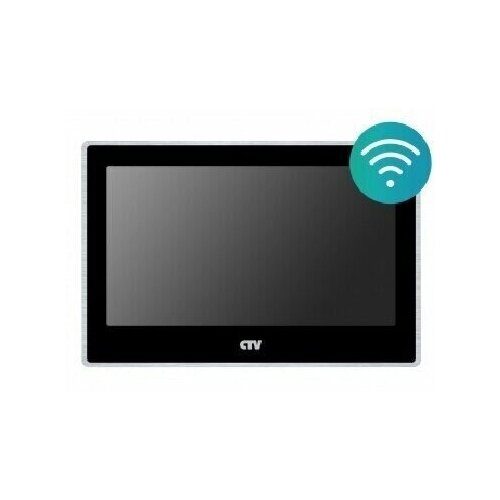 фото Ctv-m5702 монитор видеодомофона с wi-fi (черный)