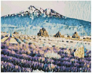 Картина по номерам Артвентура «Лавандовая долина» (Холст на подрамнике, 40х50 см)
