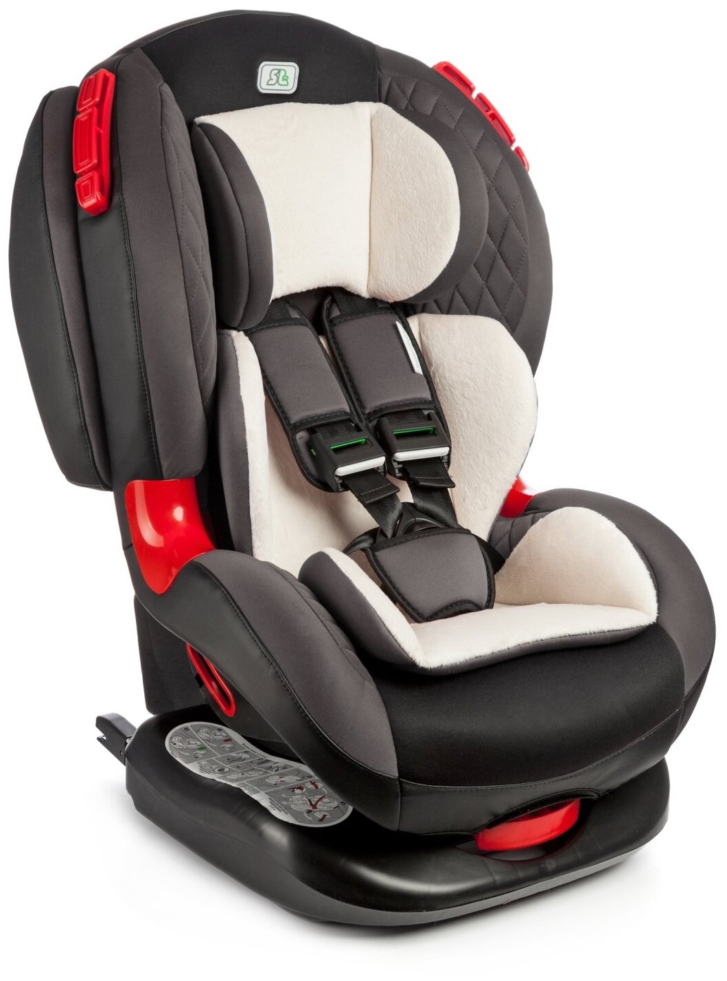 Автокресло детское Smart Travel Premier IsoFix от 9 до 25 кг, серое