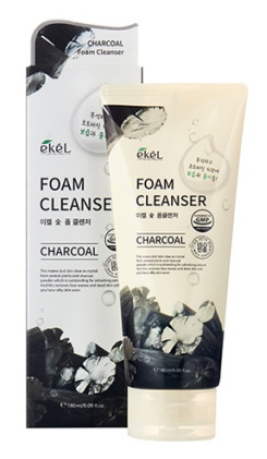 EKEL Пенка для умывания с экстрактом древесного угля Foam Cleanser Charcoal