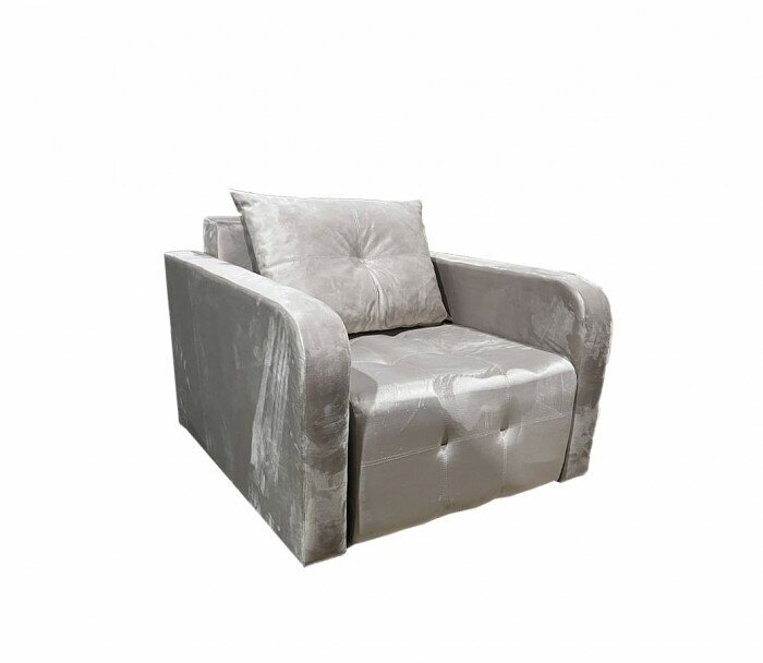 Кресло-кровать с независимым пружинным блоком (антивандальная ткань, бежевый)