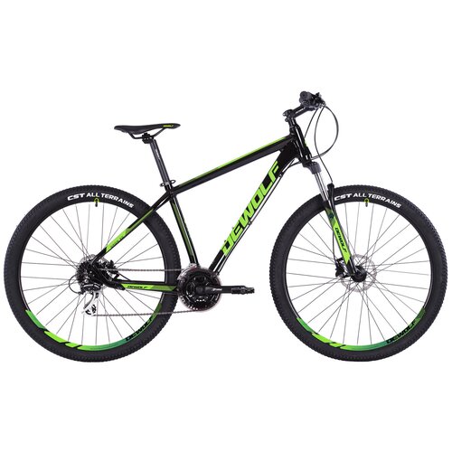 Велосипед Dewolf Grow 20 Велосипед DewolfGrow 20 22 черныйзеленый DWF2129020022 4749000₽