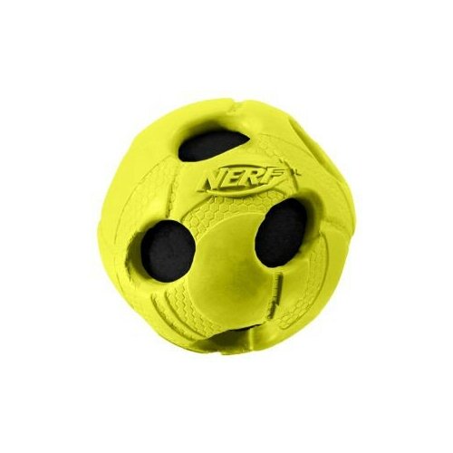Игрушка для собак Nerf Мяч с отверстиями - 9 см