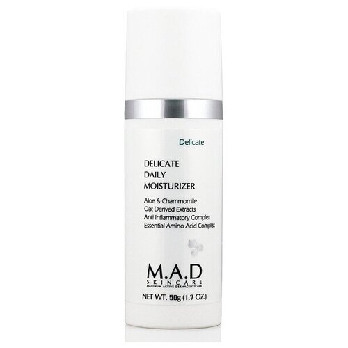 Увлажняющий крем для чувствительной кожи Delicate Daily Moisturizer, 50 г | M.A.D Skincare