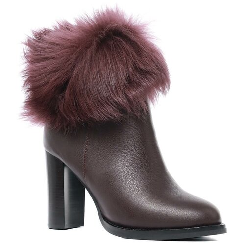 фото Basconi 13235bc полусапоги женский фиолетовый, натуральная кожа