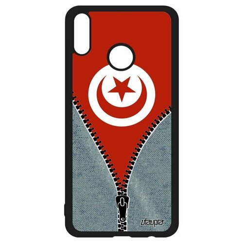 фото Чехол на мобильный honor 8x, "флаг туниса на молнии" государственный путешествие utaupia