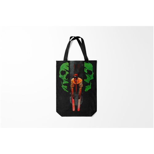 фото Сумка-шоппер / 31х42 см / аниме / человек бензопила дэндзи burnettie