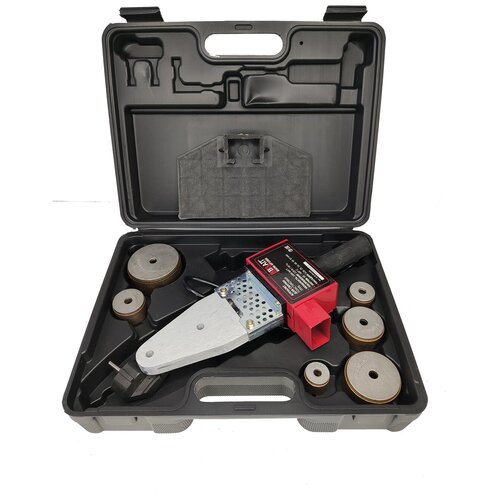 Аппарат для сварки пластиковых полипропиленовых труб BWM-6P1000 6 насадок 20-63мм в пластиковом кейсе 1000Вт 195000₽