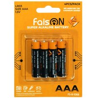 Батарейка Faison LR03 AAA, в упаковке: 4 шт.