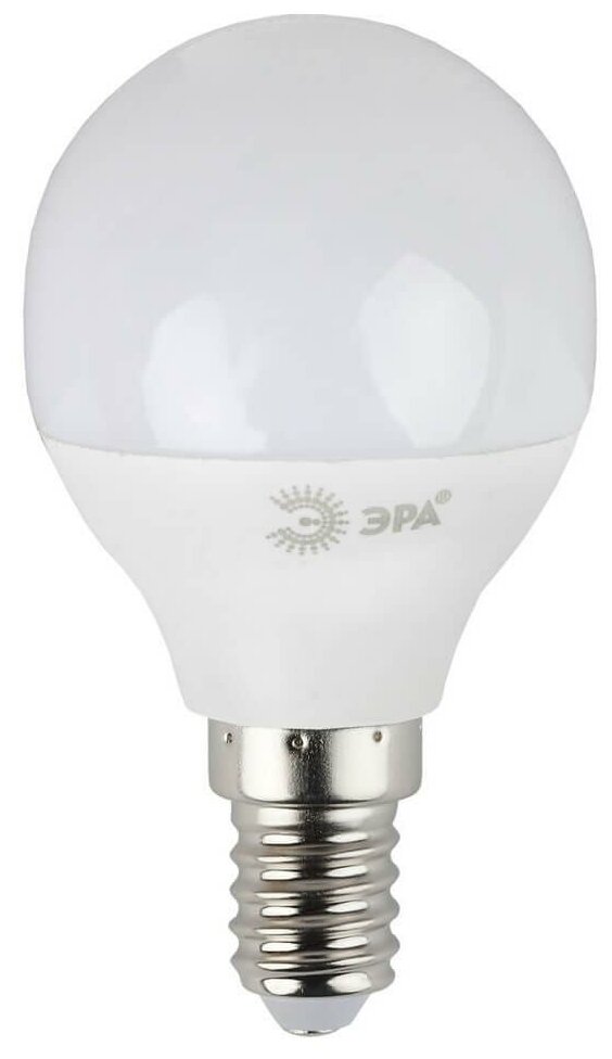 ЭРА Лампа светодиодная ЭРА E14 7W 4000K матовая LED P45-7W-840-E14 Б0020551