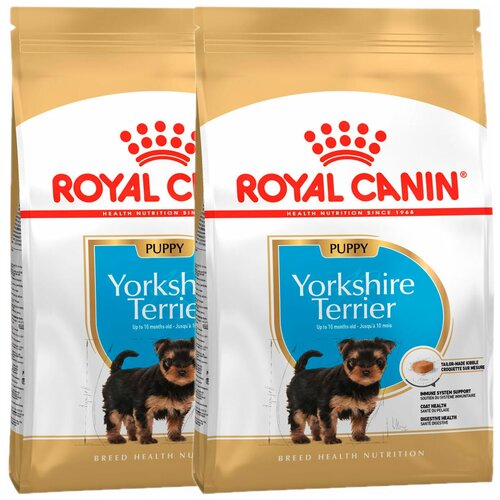 ROYAL CANIN YORKSHIRE TERRIER PUPPY для щенков йоркширский терьер (1,5 + 1,5 кг) корм для собак royal canin yorkshire terrier puppy йоркширский терьер паппи сухой для щенков породы йоркширский терьер до 10 месяцев 0 5 кг