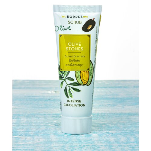 KORRES скраб для лица Olive stones intense exfoliation, 18 мл