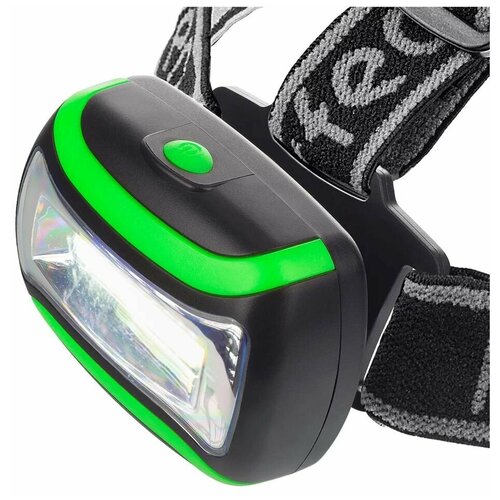 фото Светодиодный налобный фонарь perfeo "alaska", зелёный