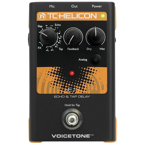 Вокальный процессор TC HELICON VoiceTone E1 вокальный процессор tc helicon voicetone h1