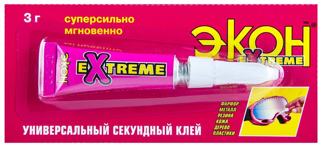 Клей секундный Экон Extreme универсальный 3 г - фотография № 4