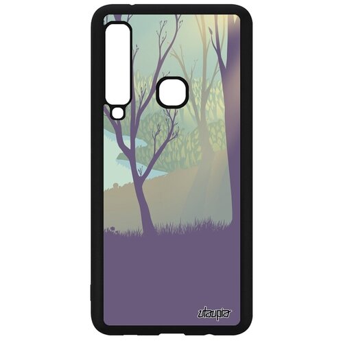 фото Защитный чехол на телефон // samsung galaxy a9 2018 // "лесные розы" стиль дерево, utaupia, цветной
