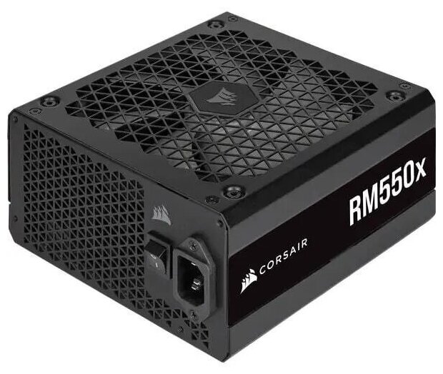 Блок питания 550W Corsair RM550x (CP-9020197-EU) 80 Plus Gold, (550 Вт, 80+ Gold, EPS12V, APFC, 24 pin, 4+4 pin CPU, 7 S