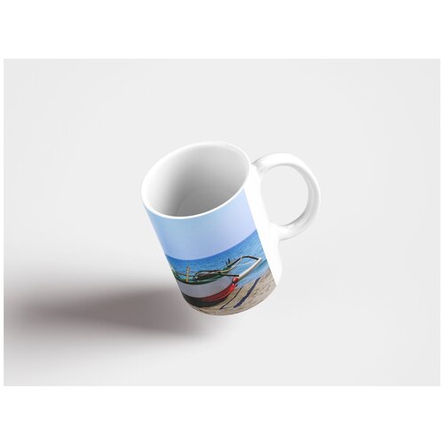 фото Кружка "лодка, море, иба 320 мл. белая" lotsprints