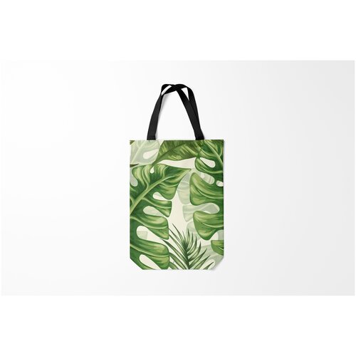 фото Сумка-шоппер / 31х42 см / популярные иллюстрации / текстуры папоротник burnettie
