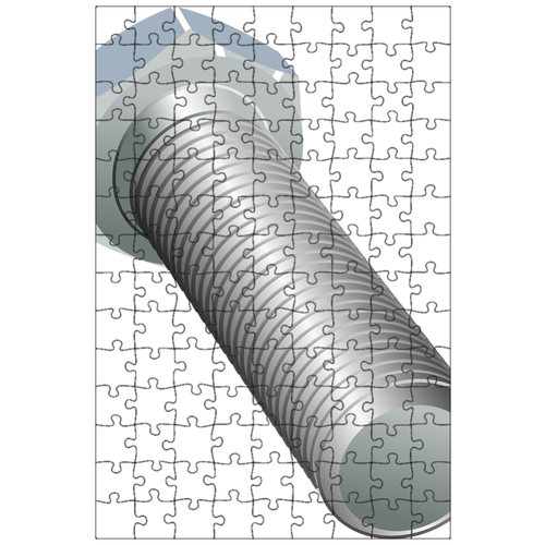 фото Магнитный пазл 27x18см."болт, застежка, аппаратное обеспечение" на холодильник lotsprints