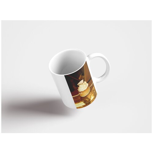 фото Кружка "семла, кондитерские изделия, крем 320 мл. белая" lotsprints