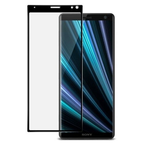 Защитное стекло на Sony Xperia 10, 3D черное