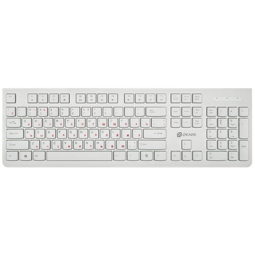 Oklick 505M белый USB slim KW-1820 WHITE 49000₽