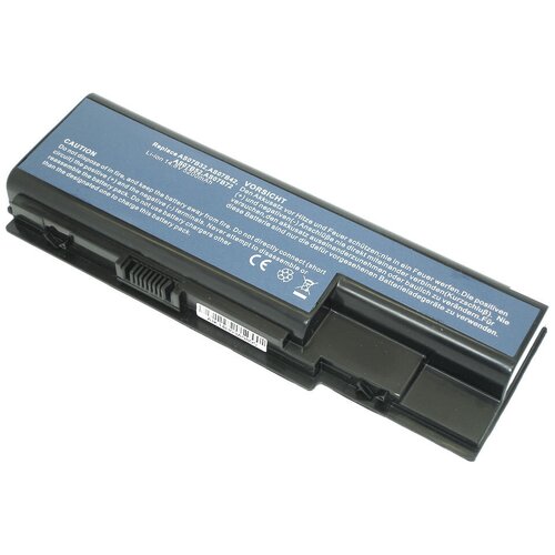 Аккумуляторная батарея для ноутбука Acer Aspire 5520, 5920, 6920G, 7520 14.8V 5200mAh OEM черная аккумуляторная батарея для ноутбука acer aspire 5520 5920 6920g 7520 14 8v 5200mah oem черная