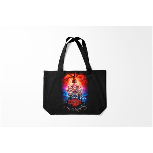 фото Сумка-шоппер / 46х35 см / сериалы / очень странные дела 2 burnettie