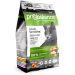 Сухой корм для кошек Probalance Sensitive с чувствительным пищеварением 6 штук по 400 гр. - изображение