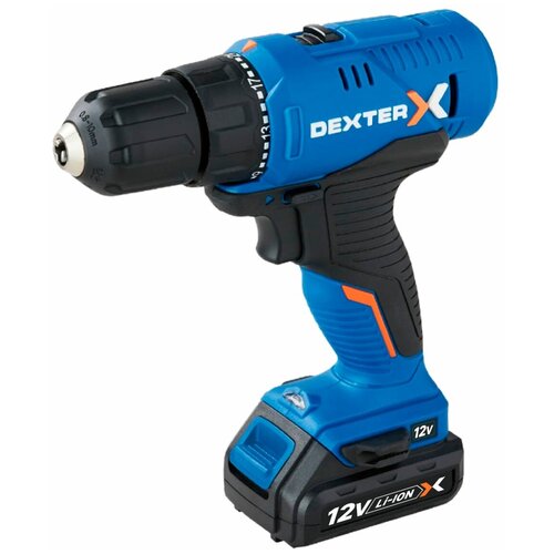 Дрель аккумуляторная Dexter 5 12 В Li-ion 2x2 Ач 669000₽
