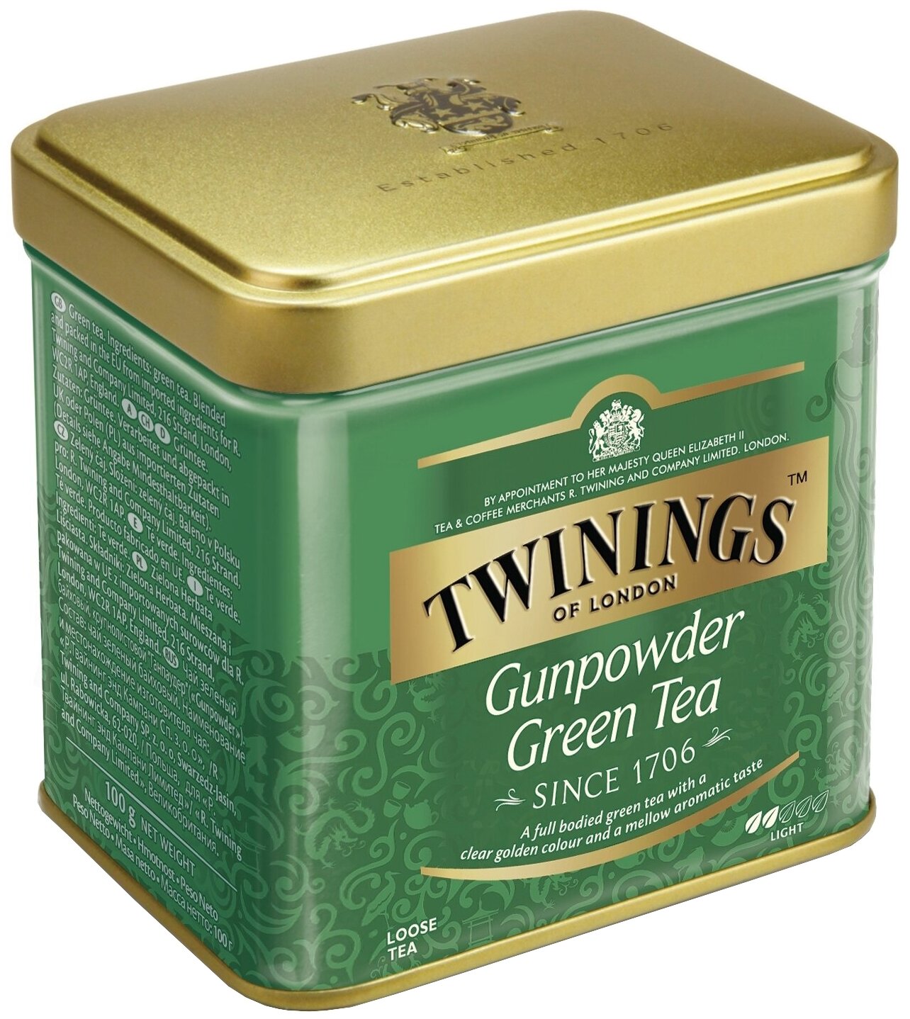 Twinings Gunpowder зеленый чай 100 г ж/б (029784) - фотография № 2