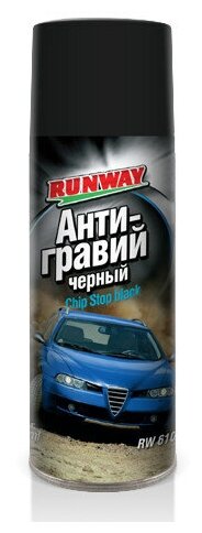 Антигравий Runway черный аэрозоль 450 мл RUNWAY RW6101 | цена за 1 шт