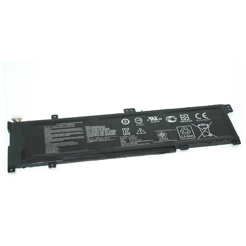 Аккумуляторная батарея для ноутбука Asus K501LB (B31N1429) 11.4V 4110mAh черная аккумулятор для asus k501lb k501u b31n1429 48wh 4240mah 11 4v