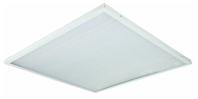 Ecola LED panel универс. (без ступеньки) панель с драйвером внутри 36W 220V 4200K Призма 595x595x19