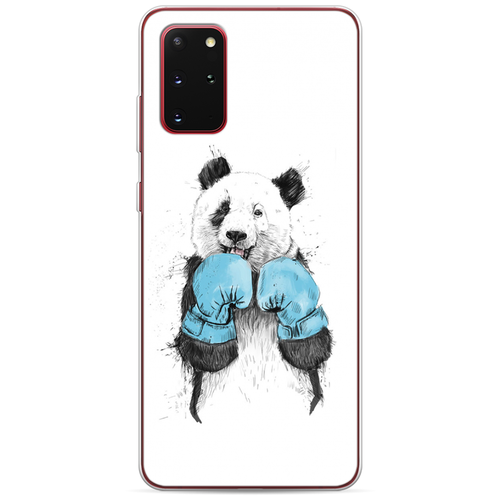 фото Силиконовый чехол панда боксер на samsung galaxy s20 plus / самсунг s20 plus case place