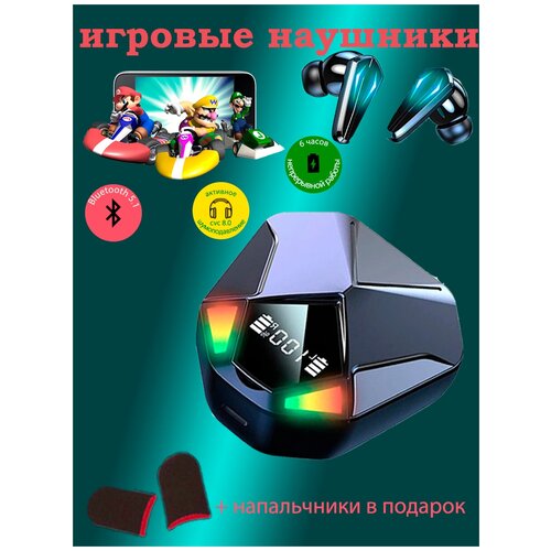 Наушники беспроводные наушникигеймерские напальчники игровые наушники с микрофоном блютуз tws гарнитура для телефона 89200₽