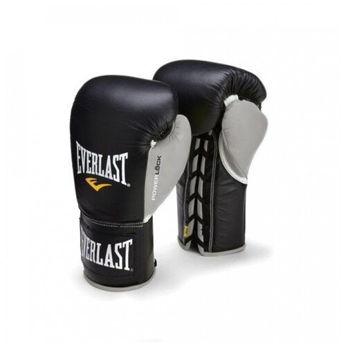 фото Everlast перчатки everlast боевые powerlock черно-серые 8 унций