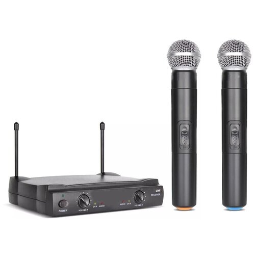 Беспроводной микрофон NOIR audio UT4II с двумя ручными беспроводными микрофонами для вокала и караоке 890000₽